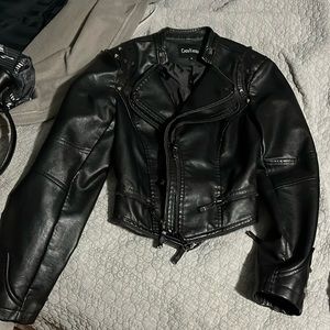 BRAND NEW women’s leather jacket - Medium